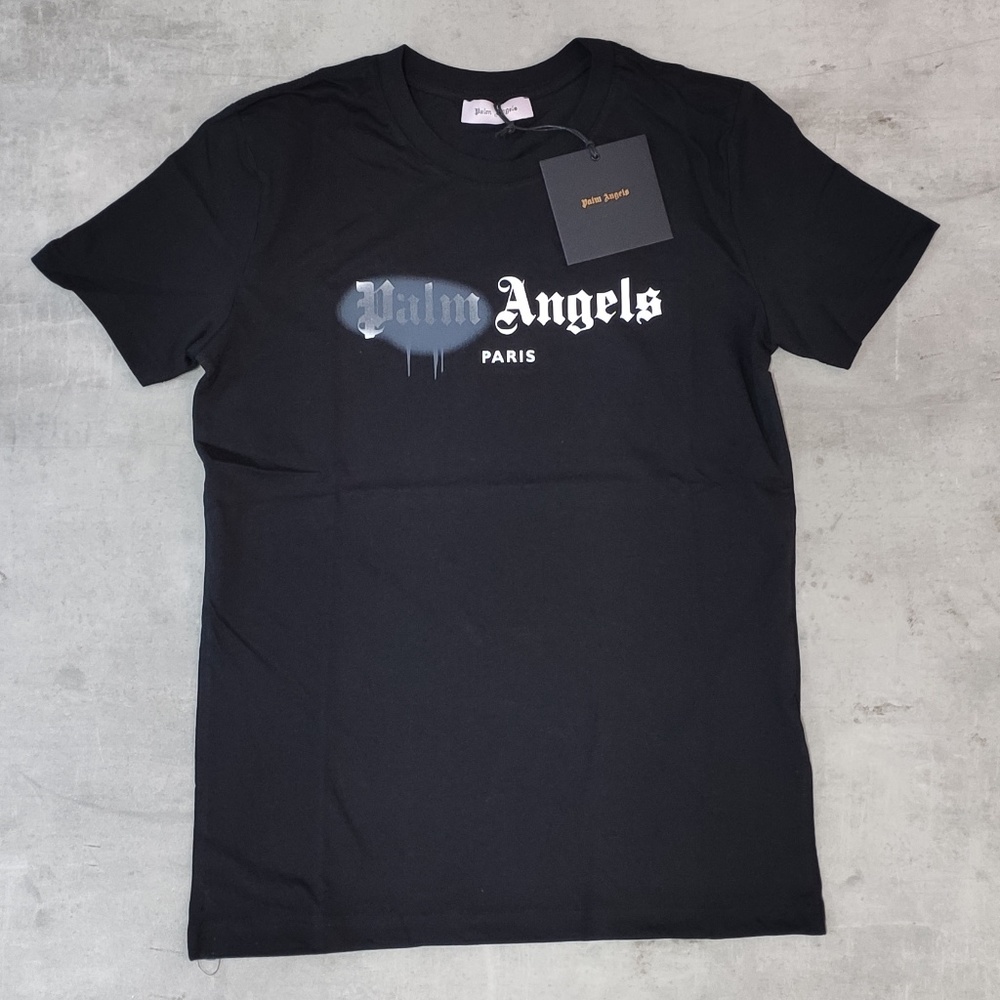 PALM ANGELS PARIS BLACK NEW T-SHIRT FOR MEN